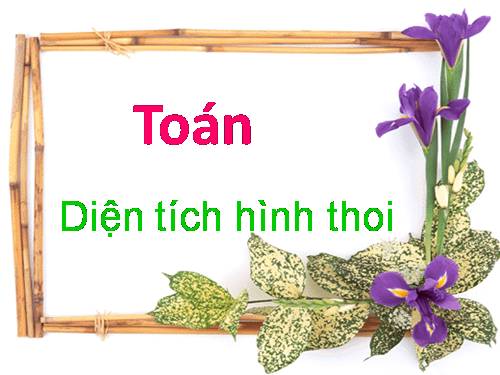 Diện tích hình thoi