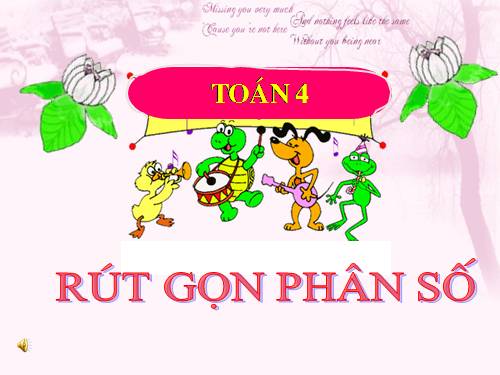 Rút gọn phân số