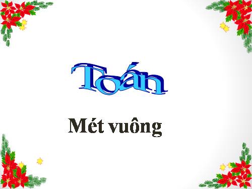 Mét vuông