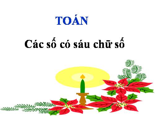 Các số có sáu chữ số