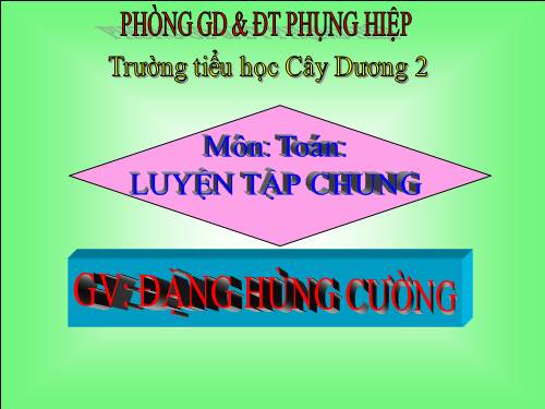 Luyện tập chung Trang 131