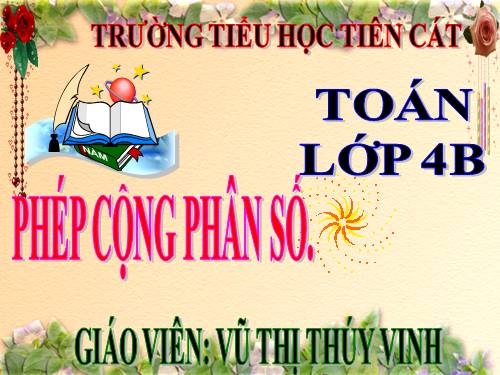 Phép cộng phân số