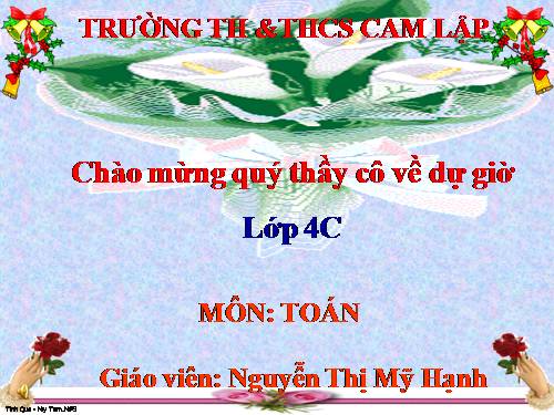Phép nhân phân số