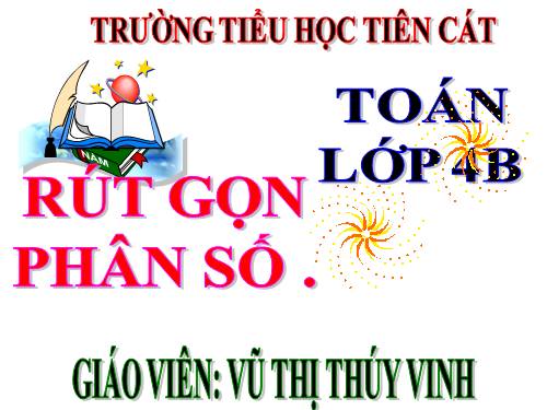 Rút gọn phân số