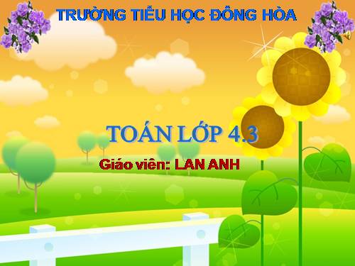 Phân số bằng nhau