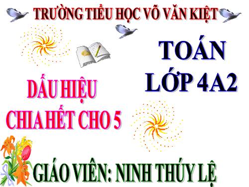 Dấu hiệu chia hết cho 5