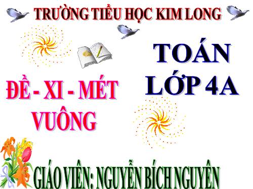 Đề - xi - mét vuông