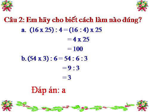 Chia một số cho một tích