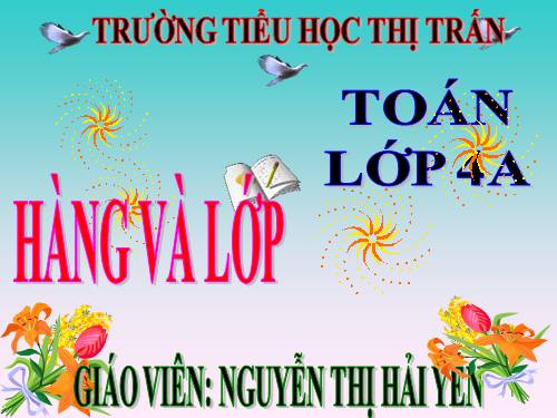 Hàng và lớp