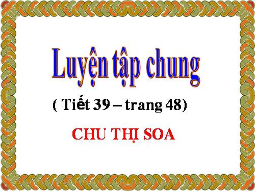 Luyện tập chung Trang 48