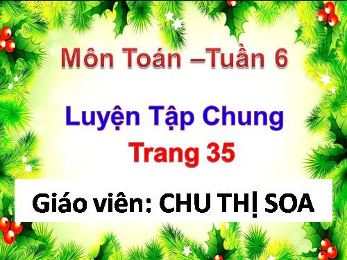 Luyện tập chung Trang 35