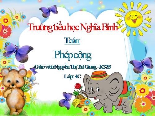 Phép cộng