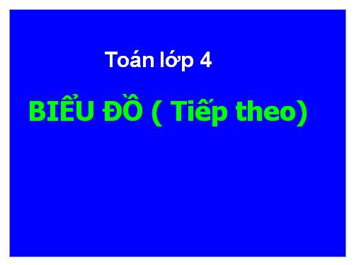 Biểu đồ (tiếp theo)
