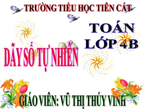 Dãy số tự nhiên