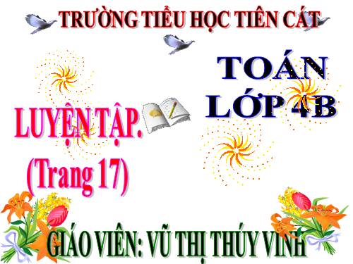 Triệu và lớp triệu (tiếp theo)