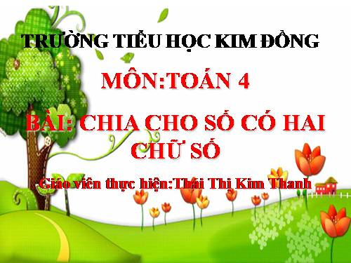 Chia cho số có hai chữ số