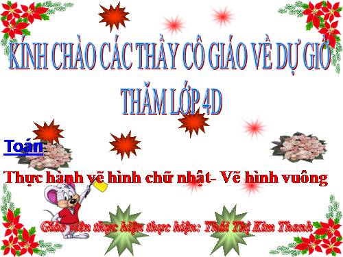 Thực hành vẽ hình chữ nhật