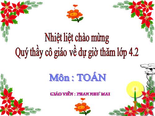 Phân số bằng nhau