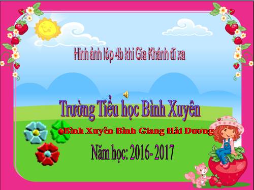 hình ảnh gia khánh đi xa