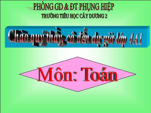 Ôn tập về các phép tính với số tự nhiên (tiếp theo)