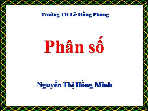 Phân số