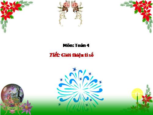 Giới thiệu tỉ số