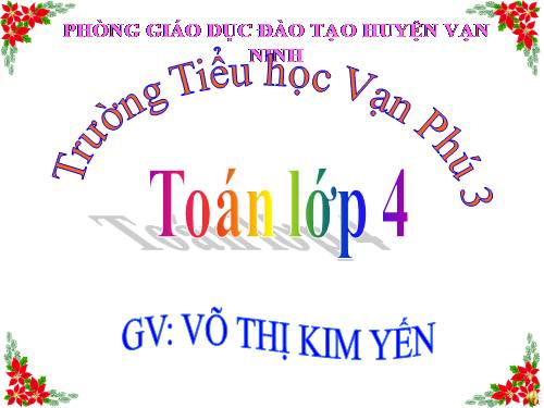Quy đồng mẫu số các phân số