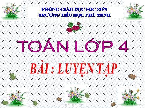 Luyện tập Trang 110