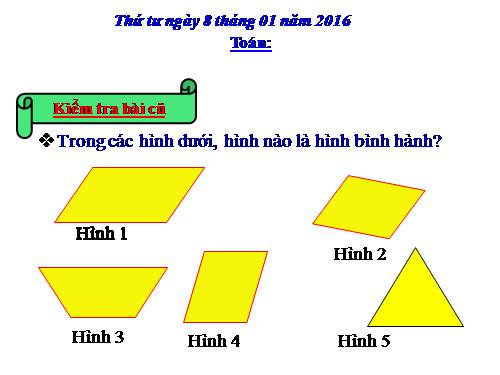 Diện tích hình bình hành