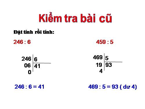 Chia cho số có hai chữ số