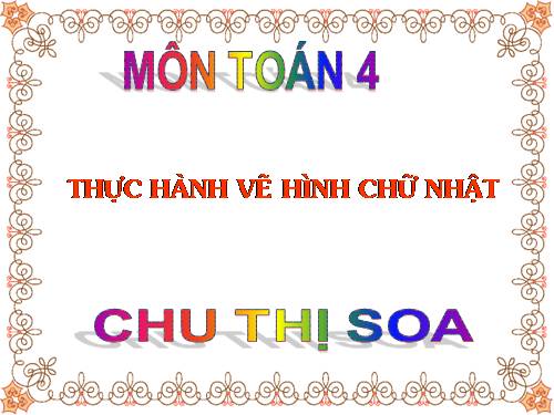 Thực hành vẽ hình chữ nhật