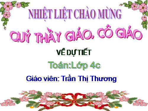 Quy đồng mẫu số các phân số