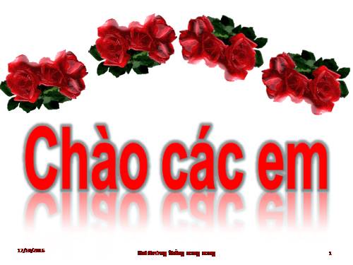 Hai đường thẳng song song