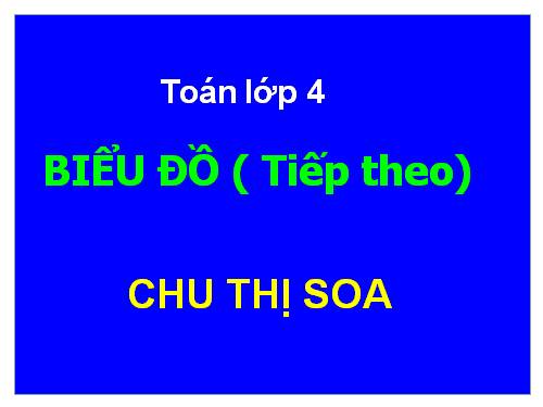 Biểu đồ (tiếp theo)