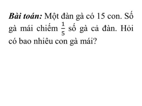 Tìm phân số của một số