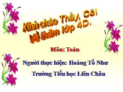 Phép trừ phân số