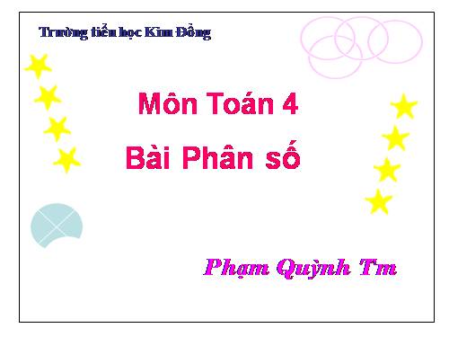 Phân số