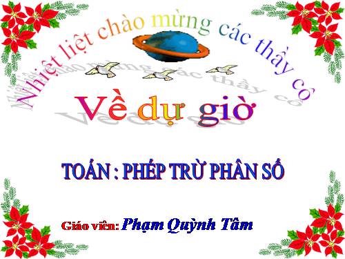 Phép nhân phân số