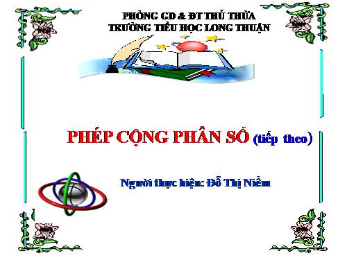 Phép cộng phân số (tiếp theo)