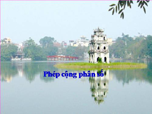 Phép cộng phân số