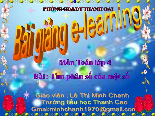 Tìm phân số của một số