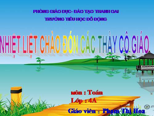 LUYỆN TẬP CHIA CHO SỐ CÓ BA CHỮ SỐ