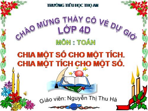 Chia một số cho một tích