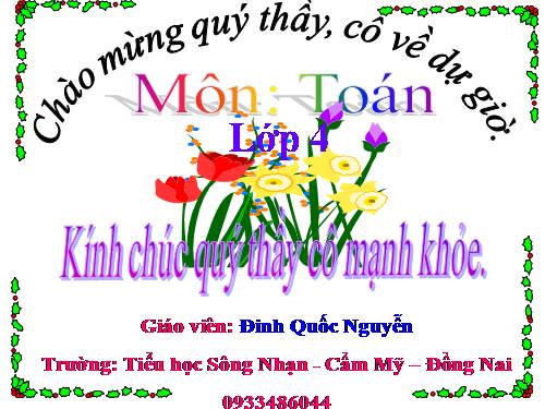 Ôn tập về các phép tính với số tự nhiên (tiếp theo)