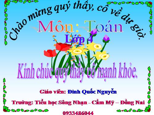 Ôn tập về hình học (tiếp theo)