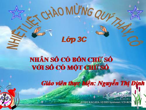 Nhân với số có một chữ số