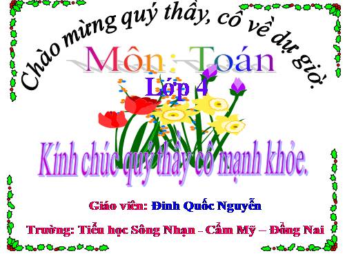 Phân số và phép chia số tự nhiên