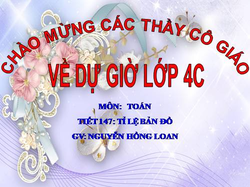 Tỉ lệ bản đồ