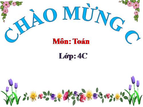 Các Bài giảng khác thuộc Chương trình Toán 4