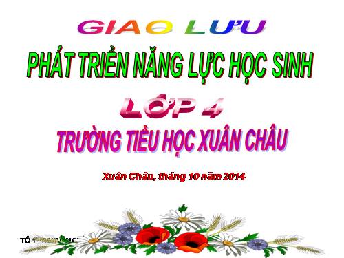 GIAO LƯU THÁNG 9